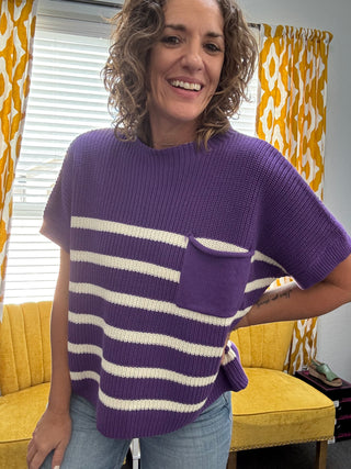 Purple Spirit Sweater
