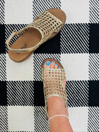 Gold Carley Wedge