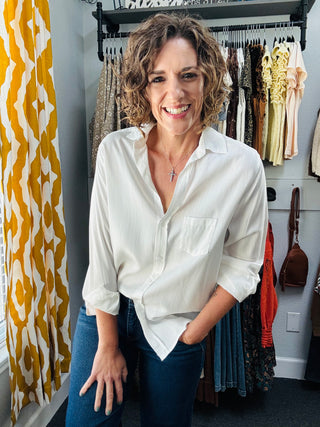 White Galina Shirt