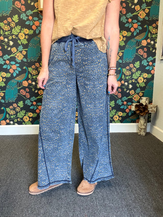 Denim Animal Pants
