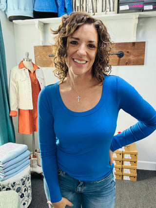 Deep Indigo Top