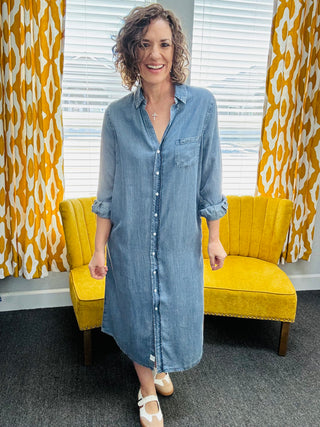 Imperial Blue Galina Dress