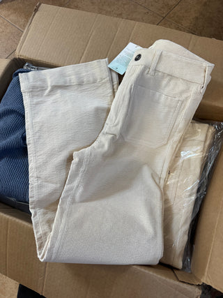 Cream Corduroy Pants