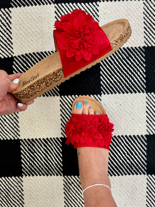 Red Wild Child Sandals