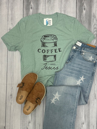 Coffee and Jesus Tee