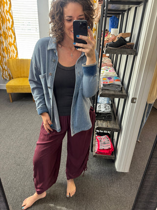Dark Fig Breeze Pants