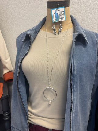 Silver Danika Necklace