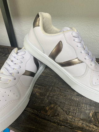 White Pewter Sneakers