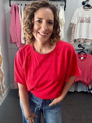 Sweetheart Slouch Top