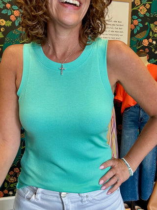 Pale Jade Cleo Tank