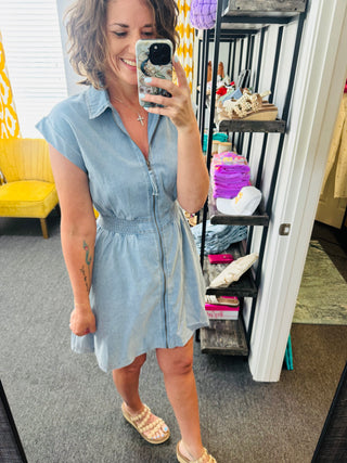 Denim Dash Dress