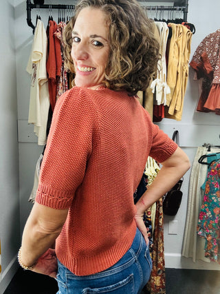 Burnt Poppy Sweater