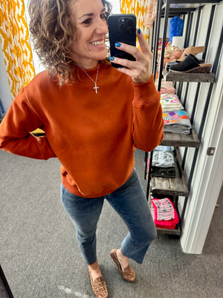 Longhorn Love Mockneck