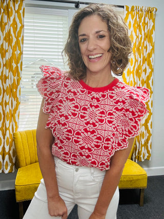 Scallop Stitch Top
