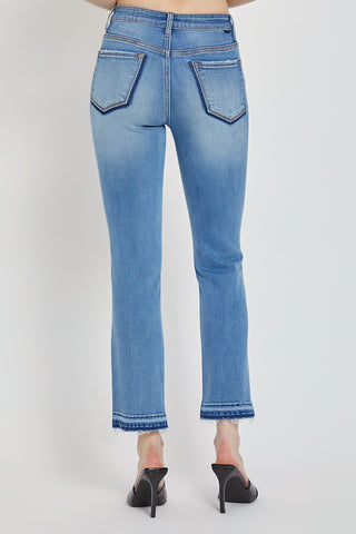 Mid Rise Medium Slim Straight Jeans