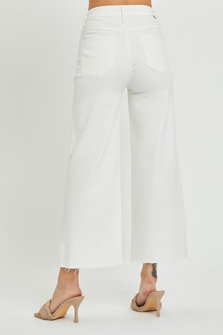 White Wide Leg Jeans