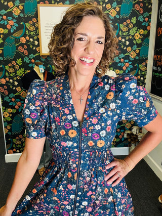 Blue Garden Dress