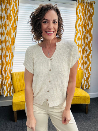 Cream Harbor Top