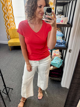 Scarlet Ease Tee