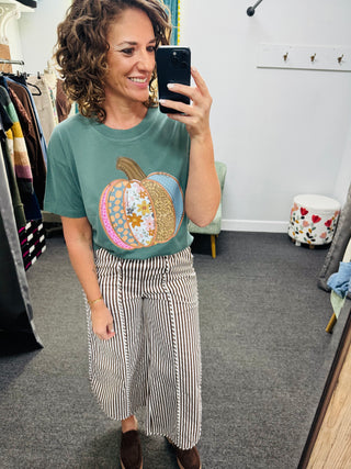 Chestnut Stripe Pants