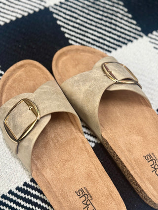 Gold Road Trip Sandal
