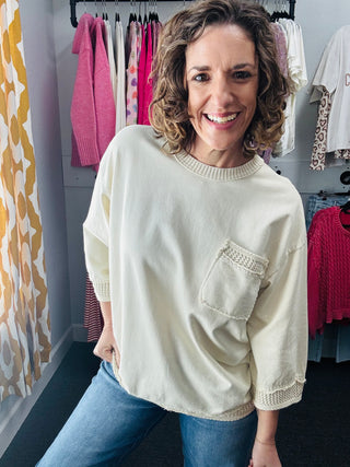 Ecru Everyday Pullover