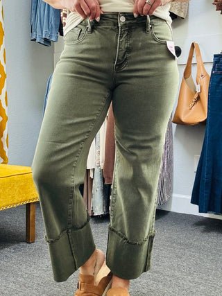 Olive Edge Jeans