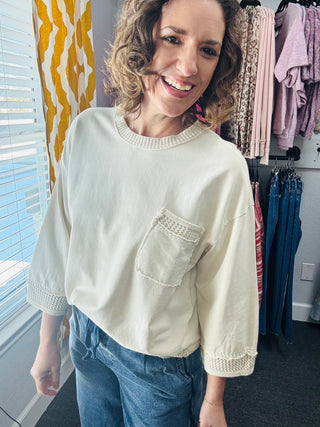 Ecru Everyday Pullover