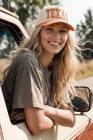 Burnt Orange TEXAS Hat