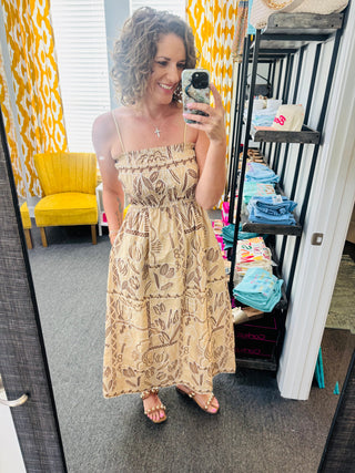 Myra Stitch Maxi Dress