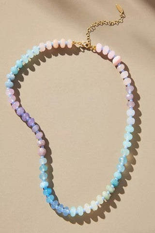 Peacock Beaded Necklace