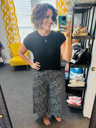 Black Dot Pants