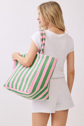 Summer Stripe Tote