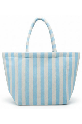 Blue Sky Stripe Tote