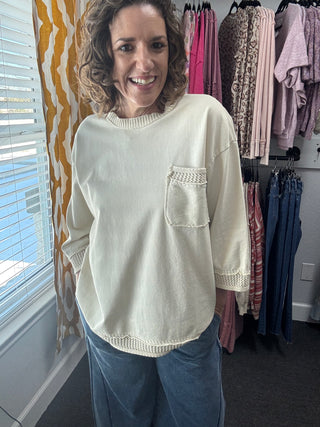 Ecru Everyday Pullover