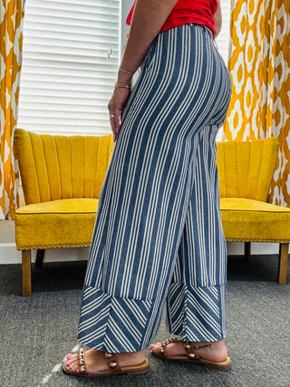 Blueberry Stripe Pants