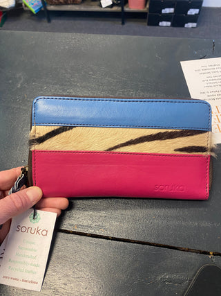 Carla Zebra Pink Wallet