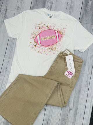 Pink Out Football Tee