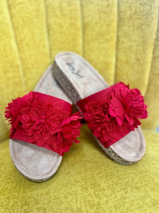 Red Wild Child Sandals