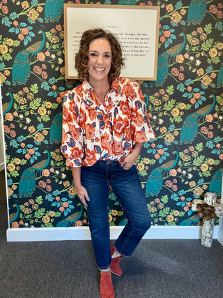 Sunset Bloom Top