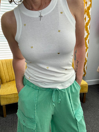 Golden Heart Cleo Tank
