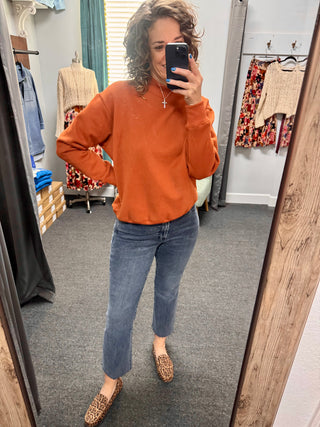Longhorn Love Mockneck