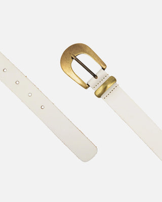 Annie White Belt