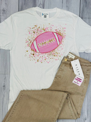 Pink Out Football Tee