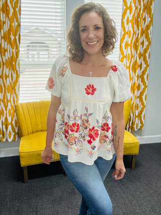 Fiesta Bloom Top