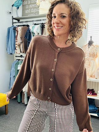 Chestnut Everyday Cardigan