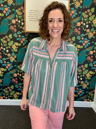 Market Day Stripe Top