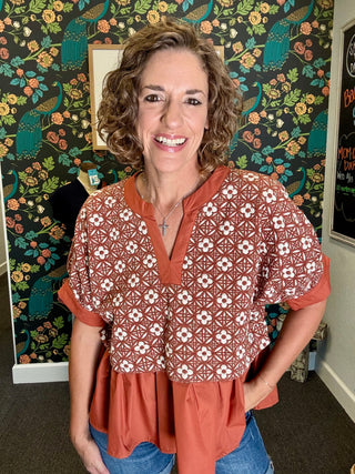 Harvest Patchwork Top