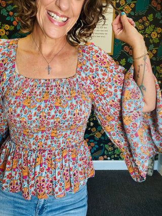 Cowgirl Sunset Top