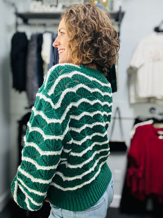 Pine Stripe Sweater
